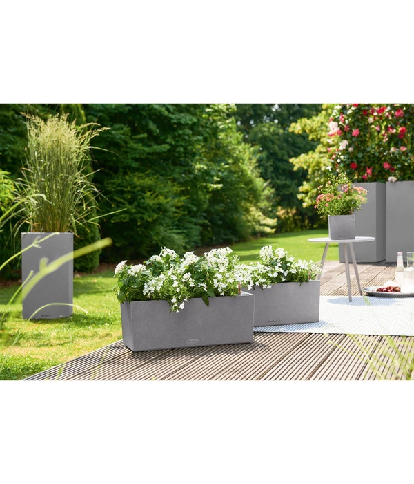 LECHUZA® Kunststoff-Kasten Balconera Stone 4 LECHUZA® Kunststoff-Kasten Balconera Stone – Bild 2