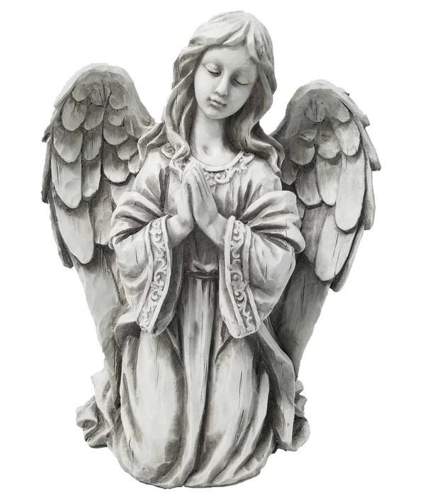 Dehner Polyresin-Engel Kniend, Ca. B26/H33,8/T17,5 Cm 3 Dehner Polyresin-Engel Kniend, Ca. B26/H33,8/T17,5 Cm