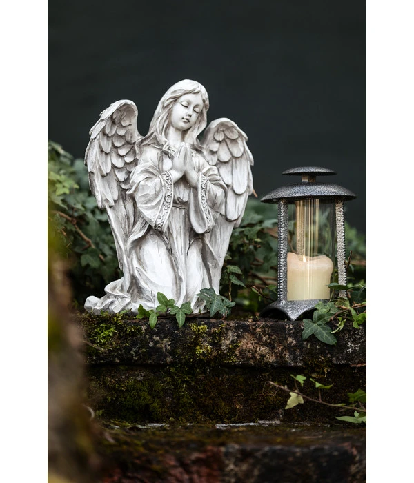 Dehner Polyresin-Engel Kniend, Ca. B26/H33,8/T17,5 Cm 4 Dehner Polyresin-Engel Kniend, Ca. B26/H33,8/T17,5 Cm – Bild 2