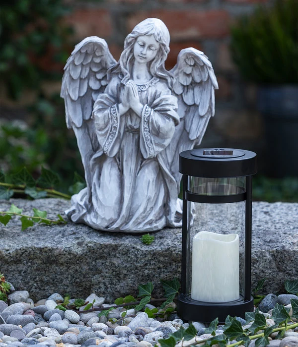 Dehner Polyresin-Engel Kniend, Ca. B26/H33,8/T17,5 Cm 6 Dehner Polyresin-Engel Kniend, Ca. B26/H33,8/T17,5 Cm – Bild 4