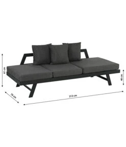 Dehner Funktionsliege Seattle -Garten Umfassend Geschäft 4407318 WE BG 001 BankLiegeSeattleNeu