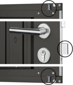 Biohort Gerätehaus AvantGarde® Gr. A6, Ca. B260/H218/T260 Cm -Garten Umfassend Geschäft 4416988 WE DE 001 Biohort3fachVerriegelung BiohortAvantGarde