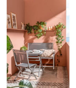 Dehner Klapptisch Chicago, Eckig -Garten Umfassend Geschäft 4422382 6701544 6701783 WE MO 001 BalkongruppeChicago