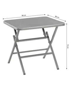 Dehner Klapptisch Chicago, Eckig -Garten Umfassend Geschäft 4422382 WE BG 001 DehnerKlapptischChicagoeckig80x80cmNEU