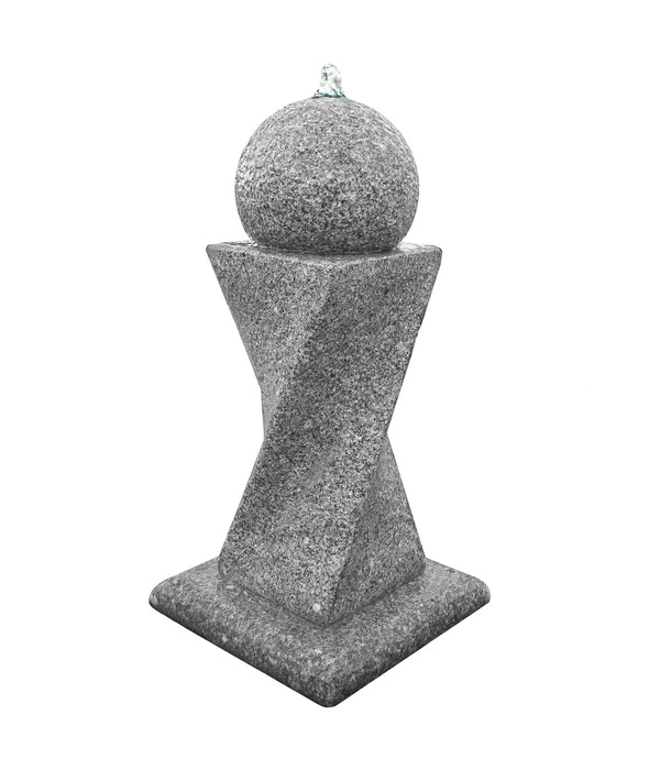 Dehner Granit-Gartenbrunnen Tower, Ca. B56/H60/T56 Cm 4 Dehner Granit-Gartenbrunnen Tower, Ca. B56/H60/T56 Cm – Bild 2
