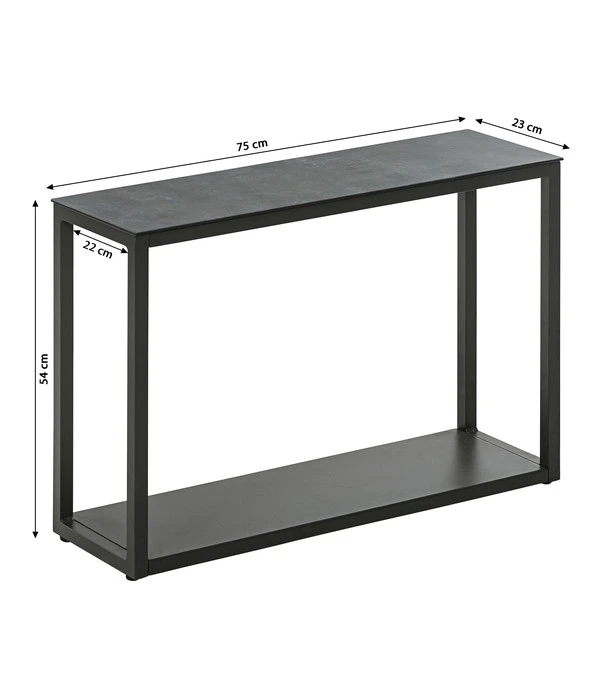 Dehner Beistelltisch Amsterdam, Ca. B75/H54/T23 Cm 8 Dehner Beistelltisch Amsterdam, Ca. B75/H54/T23 Cm – Bild 6