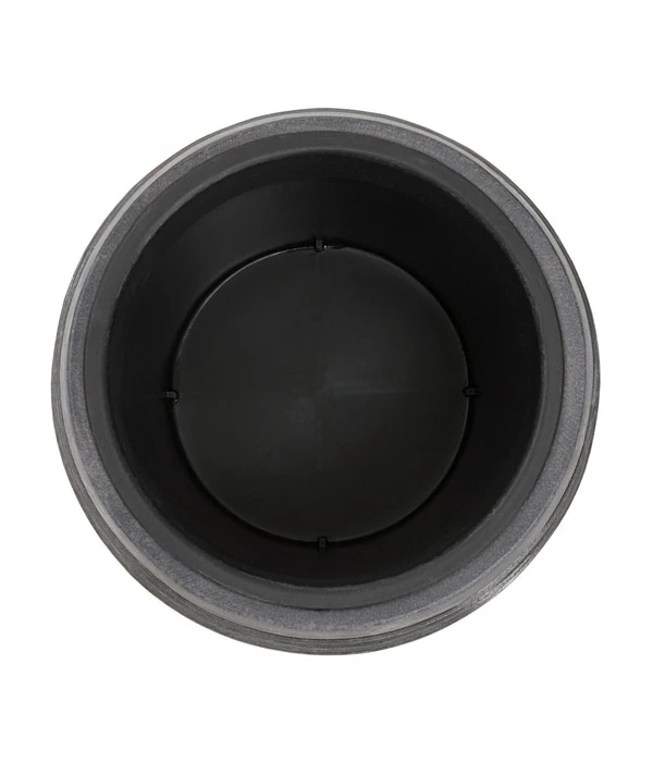 Dehner Polystone-Topf Singapur, Rund, Anthrazit 6 Dehner Polystone-Topf Singapur, Rund, Anthrazit – Bild 4