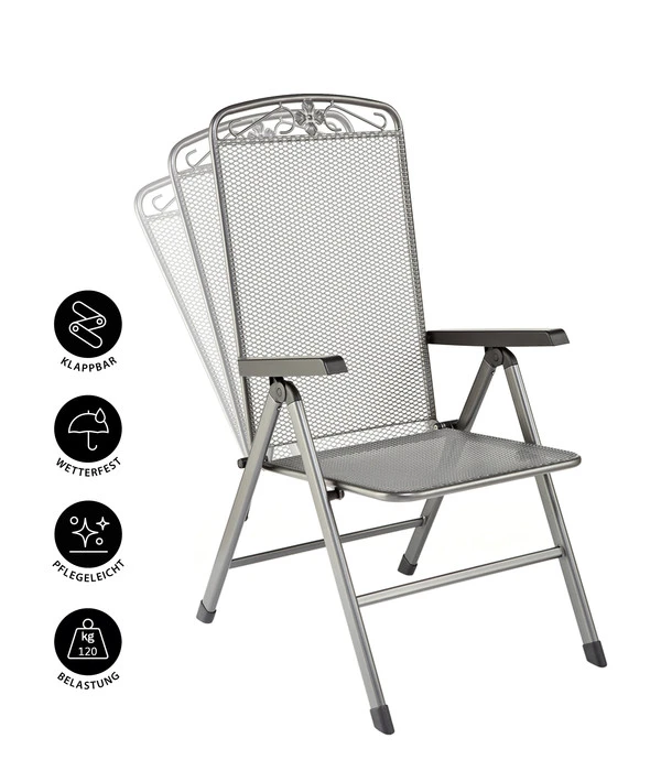 MWH Klapp-Gartensessel Savoy 9 MWH Klapp-Gartensessel Savoy – Bild 7