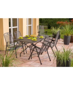 Royal Garden Streckmetall-Gartentisch, Ca. B145/H74/T90 Cm -Garten Umfassend Geschäft 5312822 WE MO 004 GruppeSavoy