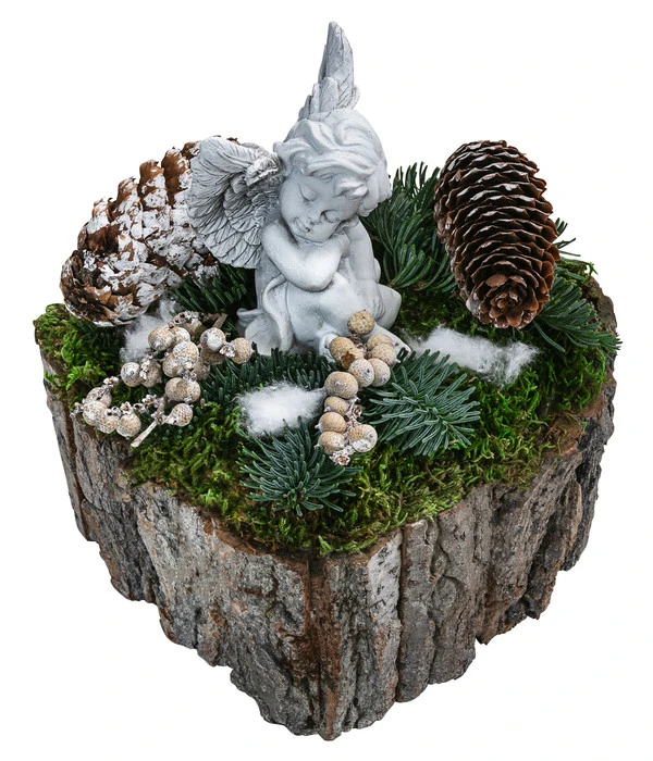 Grabgesteck Elias, Herzförmig, Weiß, Ca. B20/H20/T20 Cm 3 Grabgesteck Elias, Herzförmig, Weiß, Ca. B20/H20/T20 Cm