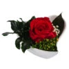 Dehner Herzschale Mit Longlife-Rose Aneta, Ca. B8/H5 Cm -Garten Umfassend Geschäft 6380919 WE FS 003 LonglifeRoseHerzAnetaROT
