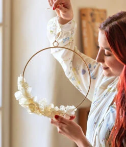 Dehner Türkranz Lunaria, Ca. Ø25 Cm -Garten Umfassend Geschäft 6536783 WE MO 001 KranzLunaria