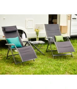 Siena Garden Camping Relaxstuhl XL Premium, Anthrazit -Garten Umfassend Geschäft 6603039 WE MO 001 SienaGardenCampingRelaxstuhlPremiumXLAnthrazit