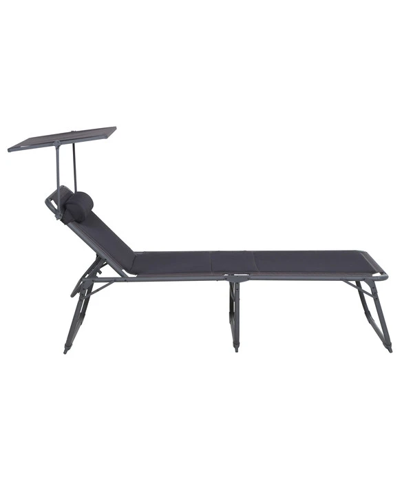 Siena Garden Campingliege Premium, Anthrazit, Ca. B69/H43/T200 Cm 3 Siena Garden Campingliege Premium, Anthrazit, Ca. B69/H43/T200 Cm