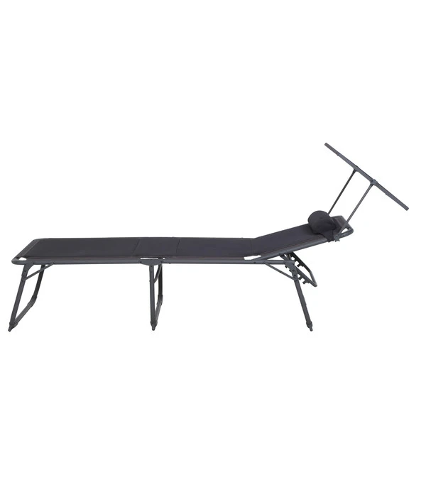 Siena Garden Campingliege Premium, Anthrazit, Ca. B69/H43/T200 Cm 6 Siena Garden Campingliege Premium, Anthrazit, Ca. B69/H43/T200 Cm – Bild 4