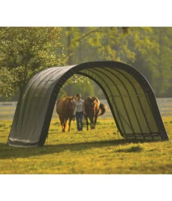 Shelter Logic Weidezelt Run-In-Shed, Ca. B370/H250/T610 Cm -Garten Umfassend Geschäft 6610448 WE MO 004 50NorthWeidezelt done