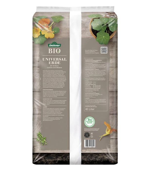 Dehner Bio Universal Erde, 48 X 40 Liter 4 Dehner Bio Universal Erde, 48 X 40 Liter – Bild 2