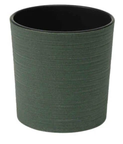 Siena Garden Kunststoff-Topf ECO Lens, Rund, Grün, Ca. Ø25/H25 Cm, 2er-Set -Garten Umfassend Geschäft 6654958 WE FS 002 PflanzgefaessEcoLensGruen