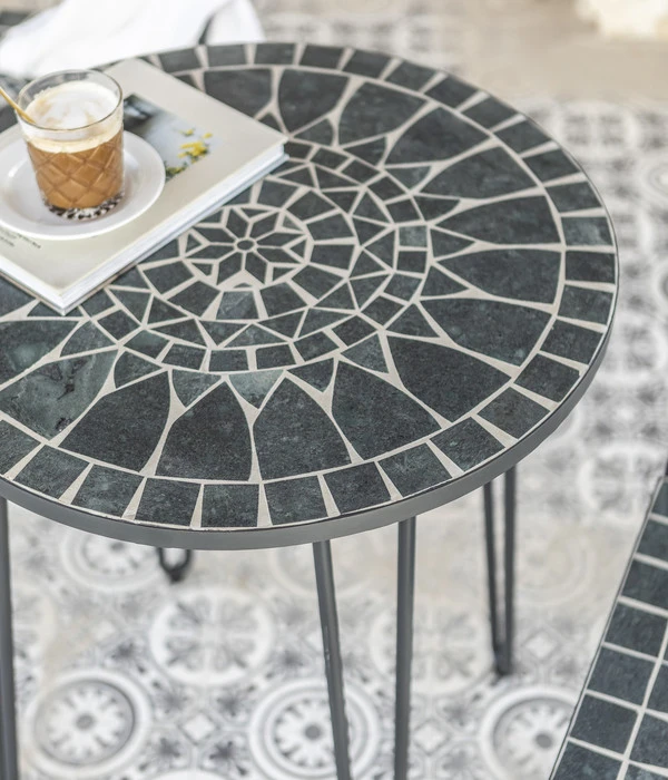 Dehner Mosaiktisch Madeleine, Ca. Ø60/H60 Cm 10 Dehner Mosaiktisch Madeleine, Ca. Ø60/H60 Cm – Bild 8