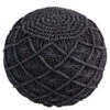 Dehner Pouf Sanna, Ca. Ø40/H40 Cm -Garten Umfassend Geschäft 6667851 WE FS 001 PoufSannaAnthrazit40cm
