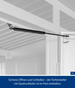 Hörmann Berry-Gerätehaus Classic-S Typ 1, Ca. B258,8/H216/T121,3 Cm -Garten Umfassend Geschäft 6668297 WE DE 002 HoermannMetallgeraetehaus