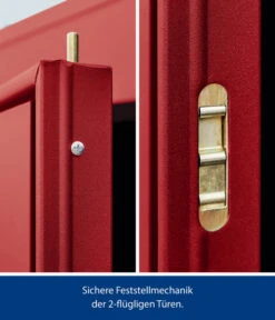 Hörmann Berry-Gerätehaus Classic-S Typ 1, Ca. B258,8/H216/T121,3 Cm -Garten Umfassend Geschäft 6668297 WE DE 006 HoermannMetallgeraetehaus