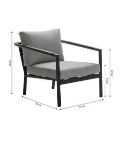 Dehner Alu-Lounge New York, 4-teilig -Garten Umfassend Geschäft 6670954 WE BG 002 LoungeNewYork