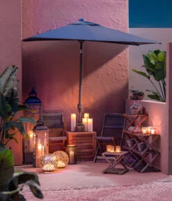 Dehner Schirmbox Macao -Garten Umfassend Geschäft 6703243 WE MO 001 Outdoorbeleuchtung