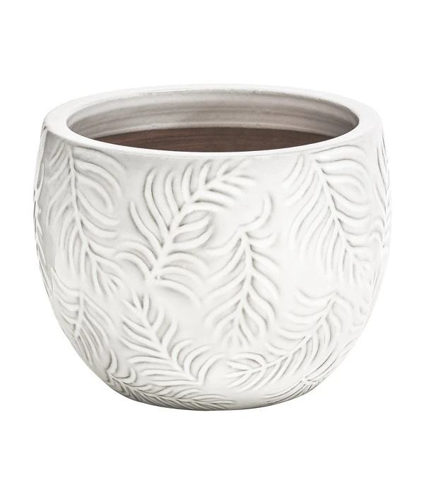 Dehner Keramik-Topf Leaf 3 Dehner Keramik-Topf Leaf