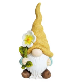 Dehner Magnesia-Zwerg Mit Blume, Ca. B21/H44/T19,5 Cm