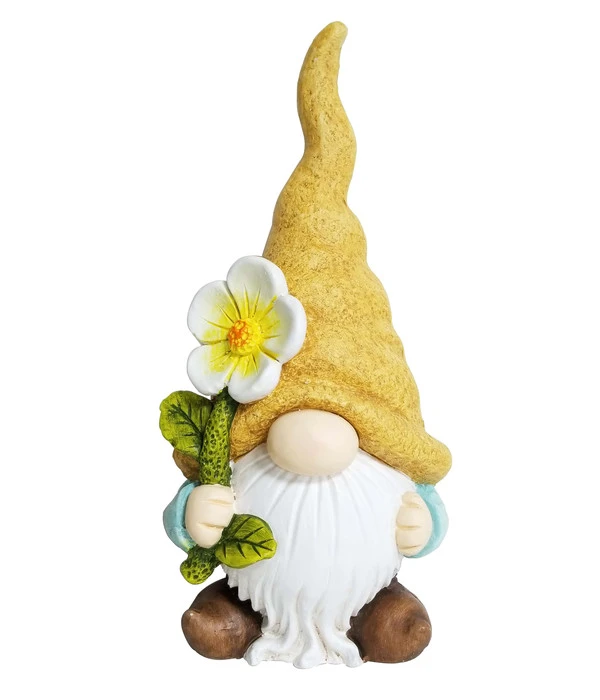 Dehner Magnesia-Zwerg Mit Blume, Ca. B21/H44/T19,5 Cm 3 Dehner Magnesia-Zwerg Mit Blume, Ca. B21/H44/T19,5 Cm