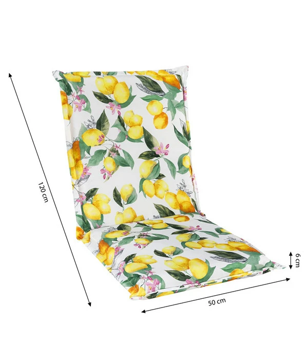 Dehner Hochlehnerpolster Menton, Ca. B50/H6/T120 Cm 5 Dehner Hochlehnerpolster Menton, Ca. B50/H6/T120 Cm – Bild 3