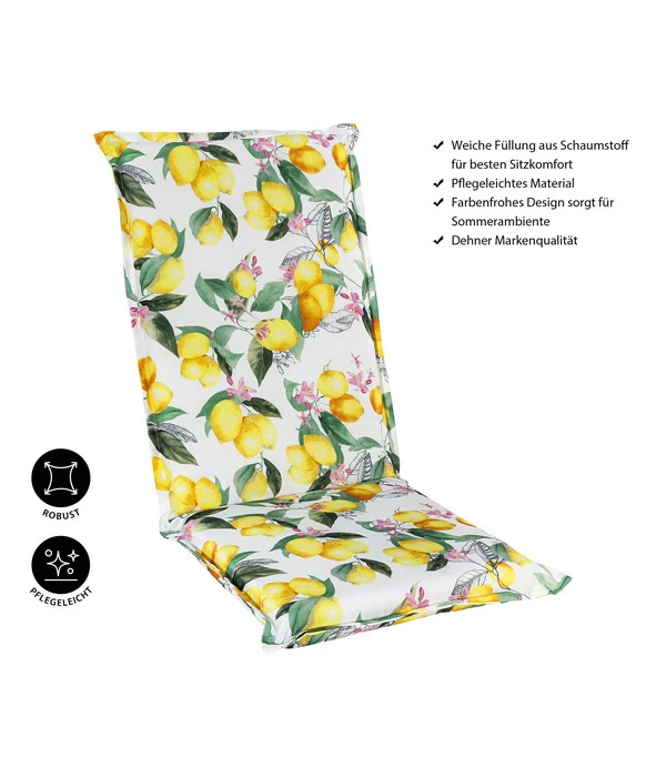 Dehner Hochlehnerpolster Menton, Ca. B50/H6/T120 Cm 4 Dehner Hochlehnerpolster Menton, Ca. B50/H6/T120 Cm – Bild 2