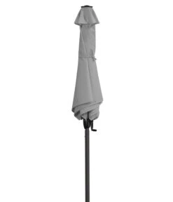 Derby Kurbelschirm Basic Lift Neo, Rund, Ca. Ø180 Cm -Garten Umfassend Geschäft 6739130 WE FS 004 BasicLiftNeo180hellgrau