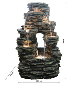 Dehner Polyresin-Gartenbrunnen Salto, Ca. H99 Cm -Garten Umfassend Geschäft 6742464 WE DE 001 DehnerPolyresinBrunnenSalto
