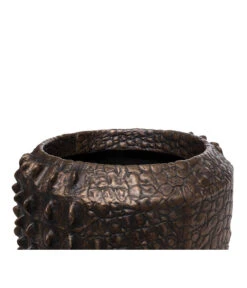 Fleur Ami Kunststoff-Topf Croc, Konisch, Bronze, Ca. Ø47/H56 Cm -Garten Umfassend Geschäft 6758999 WE DE 002 FleurAmiPflanzgefaessCroc