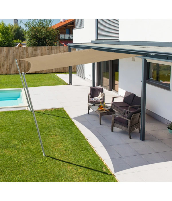 Windhager Sonnensegel Cannes, Quadratisch, Ca. B500/T500 Cm 3 Windhager Sonnensegel Cannes, Quadratisch, Ca. B500/T500 Cm