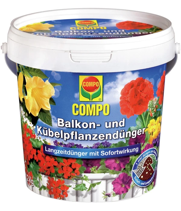 COMPO Balkon- Und Kübelpflanzendünger, 1,2 Kg 3 COMPO Balkon- Und Kübelpflanzendünger, 1,2 Kg