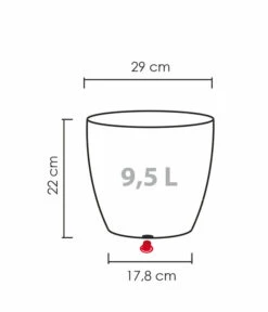 Scheurich Kunststoff-Topf Barceo, Rund 9 Scheurich Kunststoff-Topf Barceo, Rund -Garten Umfassend Geschäft 6769475 WE BG 001 ScheurichTopfBarceo