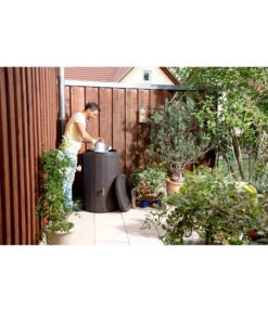 GARANTIA Timber Regenspeicher, 230 L, Braun -Garten Umfassend Geschäft 6771182 WE MO 001 GARANTIATimberRegenspeicher230l