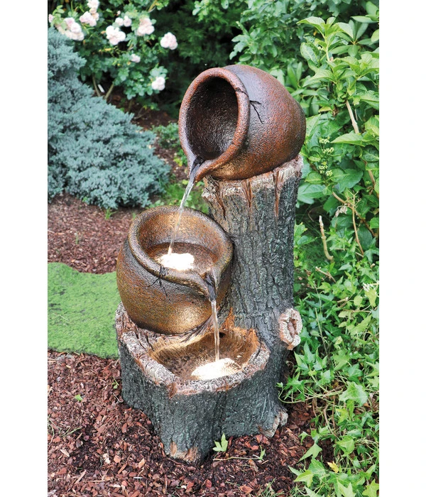 Granimex Polyresin-Gartenbrunnen Bidon 4 Granimex Polyresin-Gartenbrunnen Bidon – Bild 2