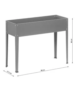 Dehner Metall-Hochbeet Münster 2, Ca. B98/H80/27,5 Cm -Garten Umfassend Geschäft 6834154 WE BG 001 Dehner Metall Hochbeet MuensterNeu