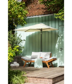Dehner Holz-Sofa Macao -Garten Umfassend Geschäft 6865414 WE MO 001 BalkonschirmChiosNatur