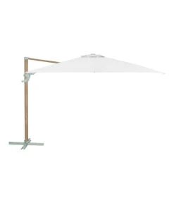 Dehner Ampelschirm Zypern, Holzoptik, Quadratisch, Ca. B300/T300 Cm