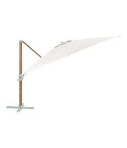 Dehner Ampelschirm Zypern, Holzoptik, Quadratisch, Ca. B300/T300 Cm -Garten Umfassend Geschäft 6865422 WE FS 003 AmpelschirmZypernHolzBeige
