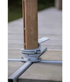 Dehner Ampelschirm Zypern, Holzoptik, Quadratisch, Ca. B300/T300 Cm -Garten Umfassend Geschäft 6865562 WE DE 004 AmpelschirmZypernHellbraun