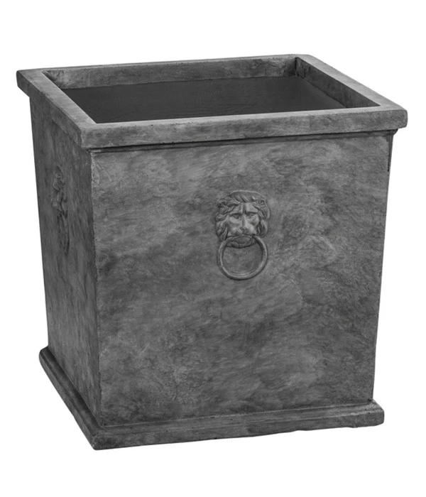 Dehner Leichtbeton-Topf Windsor, Quadratisch, Grau 3 Dehner Leichtbeton-Topf Windsor, Quadratisch, Grau