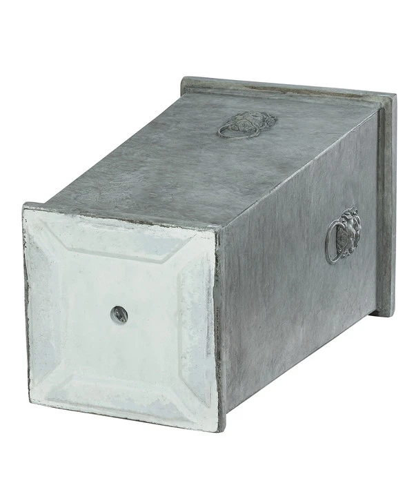 Dehner Leichtbeton-Topf Windsor, Eckig, Grau 4 Dehner Leichtbeton-Topf Windsor, Eckig, Grau – Bild 2