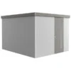 Biohort Gerätehaus Neo 4C, Silber/quarzgrau -Garten Umfassend Geschäft 6885891 WE FS 001 BiohortGeraetehausNeo4C