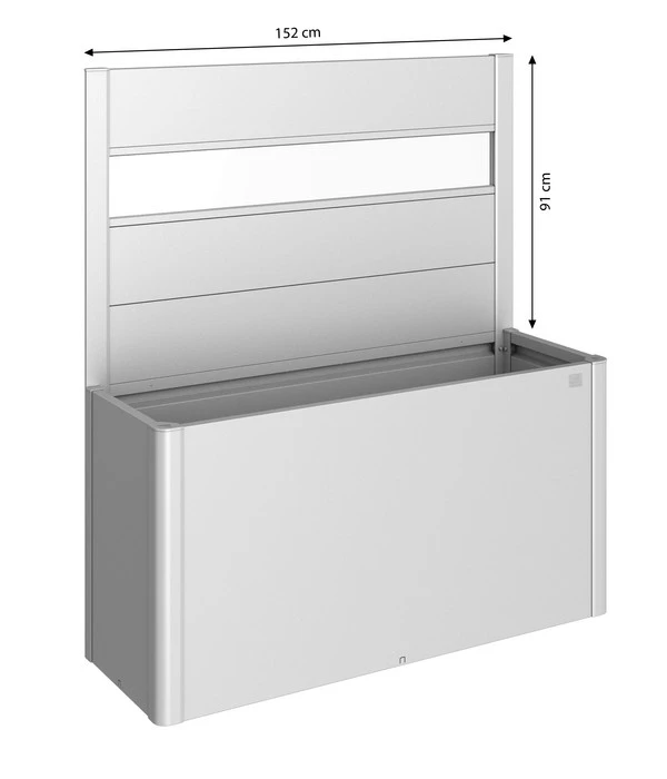 Biohort Sichtschutz Belvedere 150 Mit Acrylglas, Ca. B152/H91/T4 Cm 4 Biohort Sichtschutz Belvedere 150 Mit Acrylglas, Ca. B152/H91/T4 Cm – Bild 2